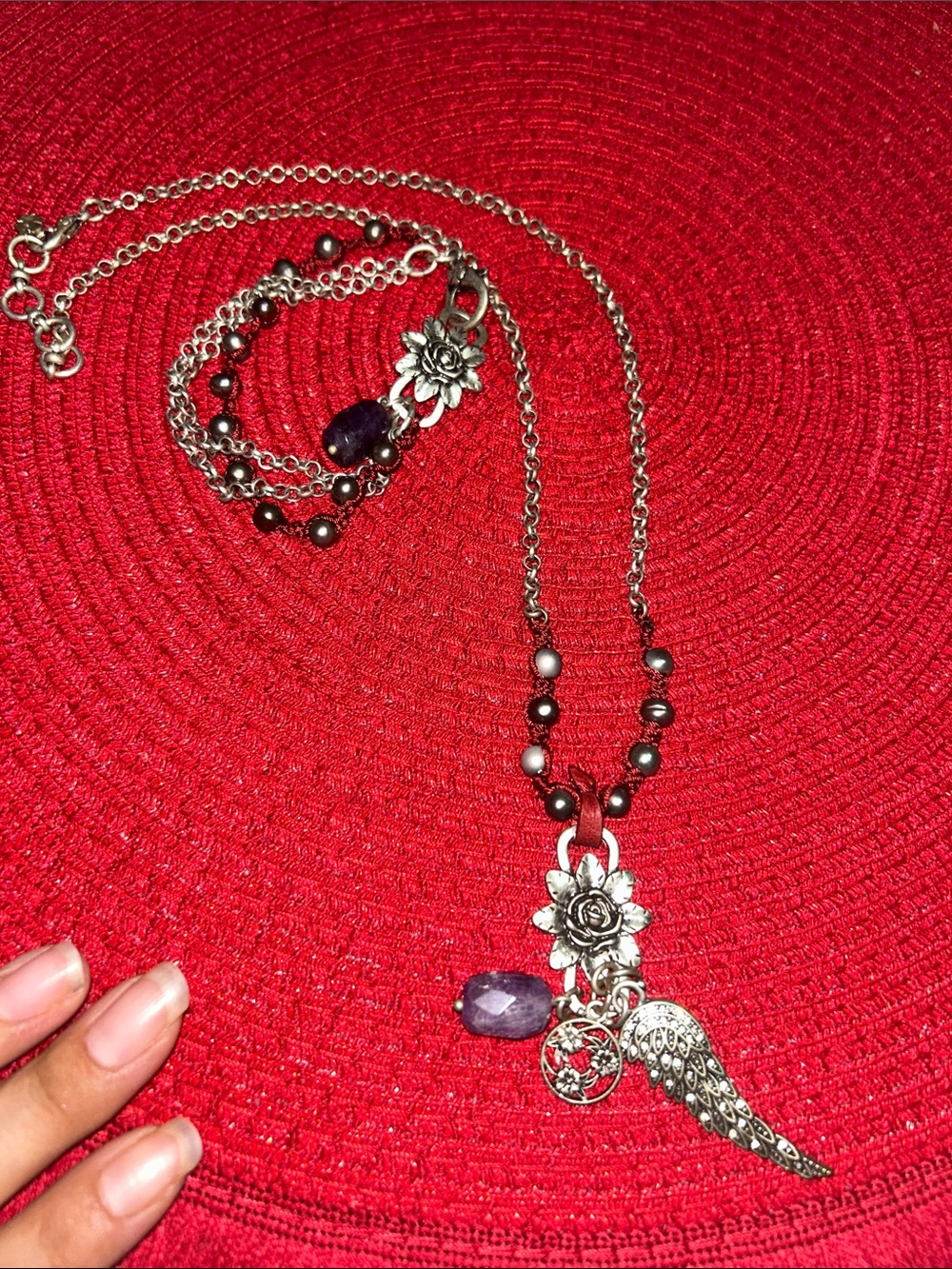 Lucky Brand Vintage Inspired Necklace and Bracelet Set in Great Condition